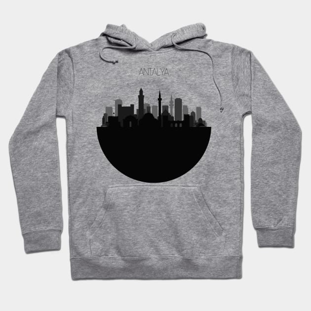 Antalya Skyline Hoodie by inspirowl